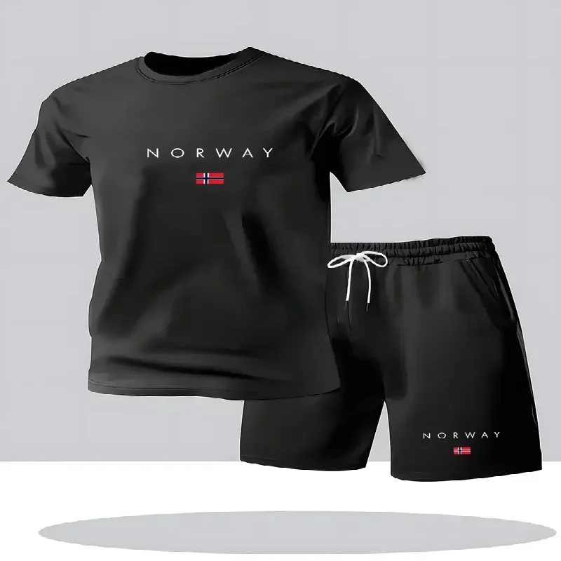 Street Fashion For 2026 - 2026 Neues Herren Freizeit Kurzarm-Shorts 2-teiliges