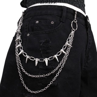 Unisex Hip-Hop Punk Rock Metal – Street Fashion Jeans Women Bewertung und Preis