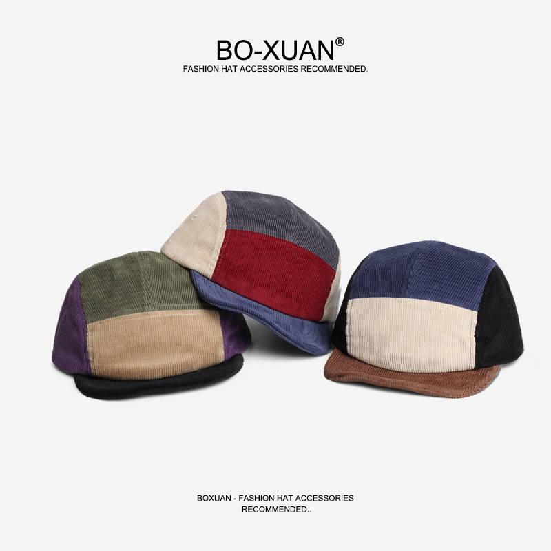 Retro-Baseballkappen aus Cord  – Corduroy Cap 5 Panel Bewertung und Preis
