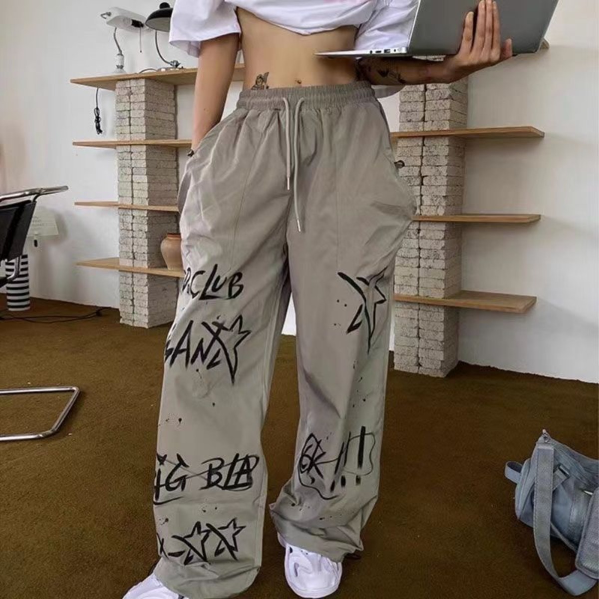 Straße Hip Hop Graffiti Sport  – Street Fashion Graffiti Bewertung und Preis
