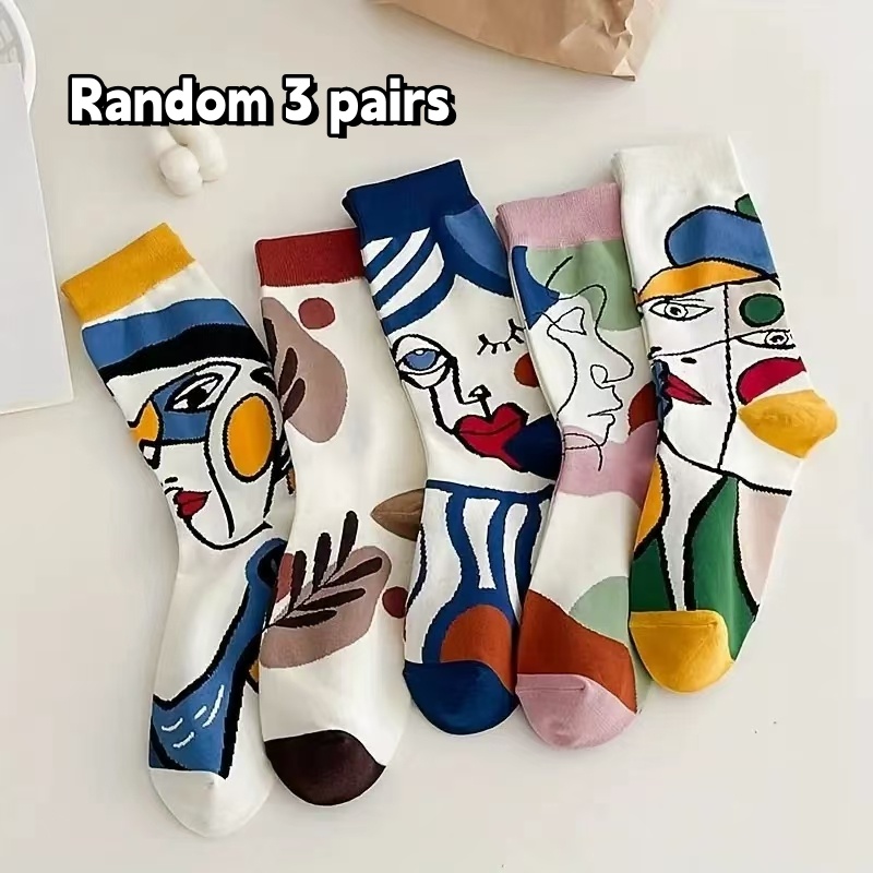 Zufällige 3 Paar modische, per – Street Fashion Youtube Bewertung und Preis