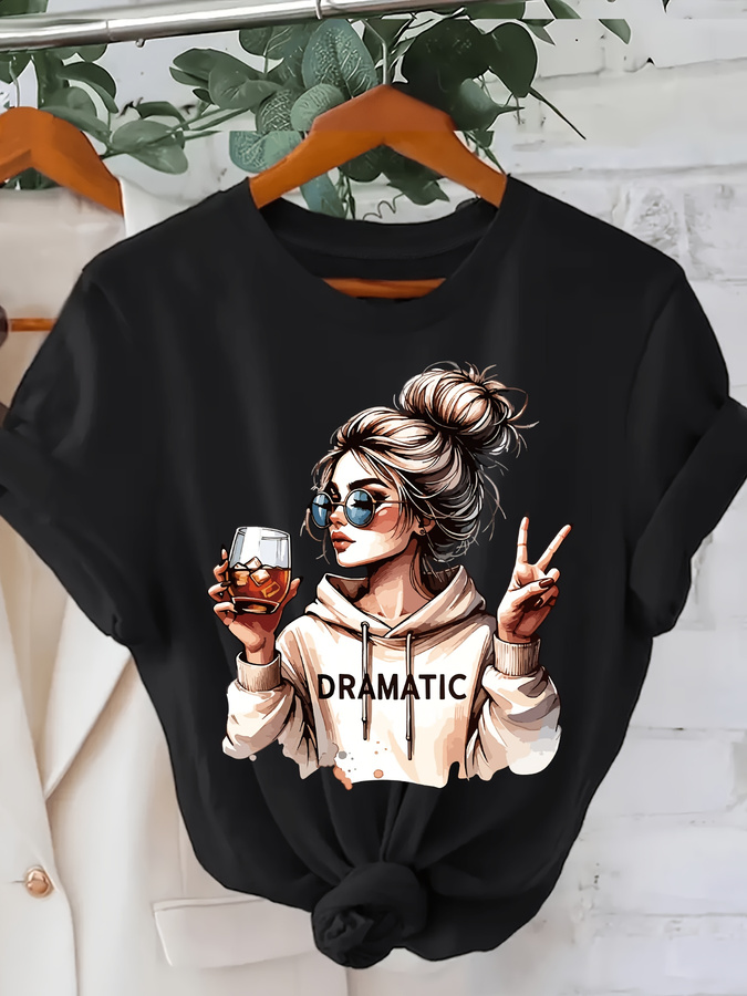 DRAMATIC 1-teiliges Damen-T-Sh – Street Fashion Trends 2026 Bewertung und Preis
